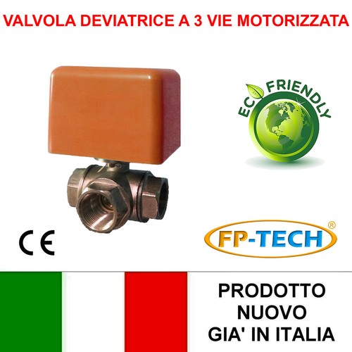 Valvola deviatrice motorizzata - valvola,